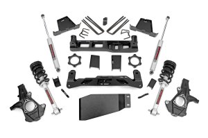 Chevrolet Silverado 1500 Suspension Lift Kit - Front + Rear - Rough Country - N3 Struts - '07-'13 Chevrolet Silverado 1500 Suspension Lift Kit - Front + Rear - Rough Country - N3 Struts - '07-'13